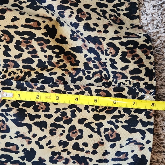 J Crew Leopard pencil skirt size 12 Tall - Picture 4 of 6